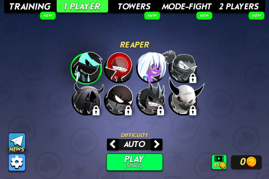 Stickman Kombat 2D preview art